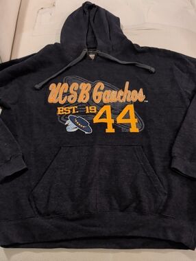 UCSB Gauchos Dark Grey/Navy Hoodie